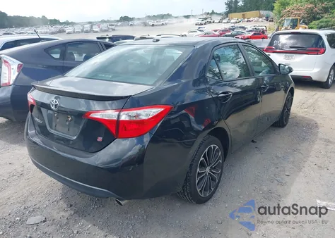 2016 Toyota Corolla S Premium from USA, damaged, VIN 2T1BURHE2GC737363